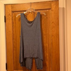 KLD sleeveless striped top